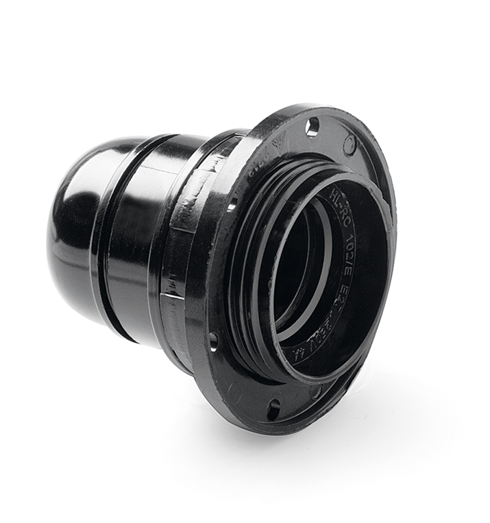 E-27 threaded bakelite lampholder