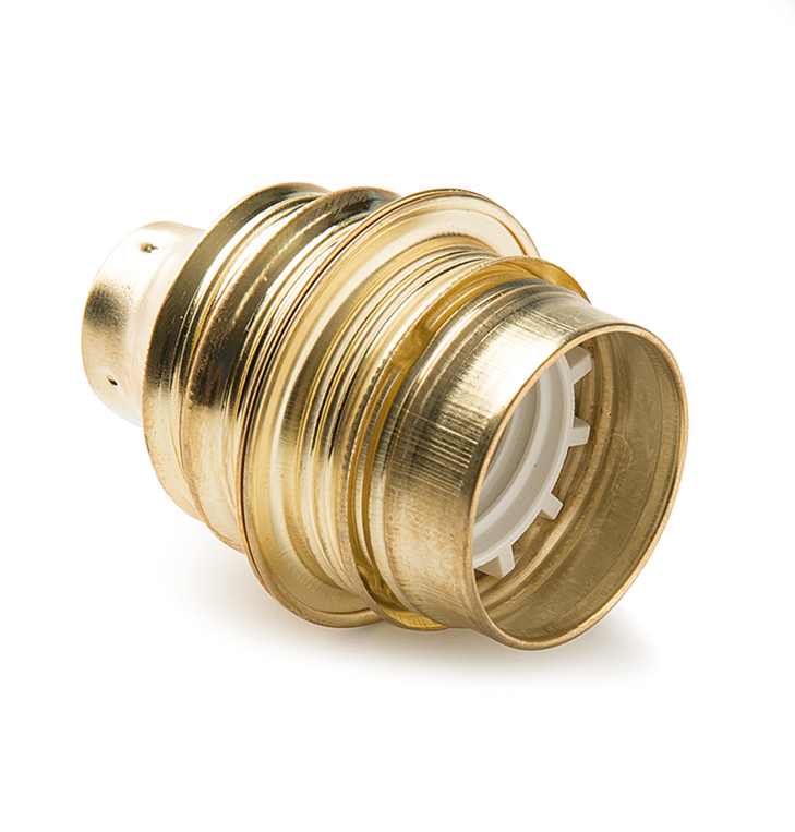 E-27 threaded metal lampholder