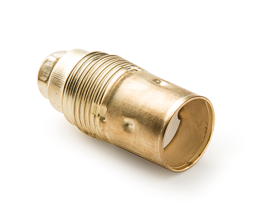 E-14 smooth metal lampholder