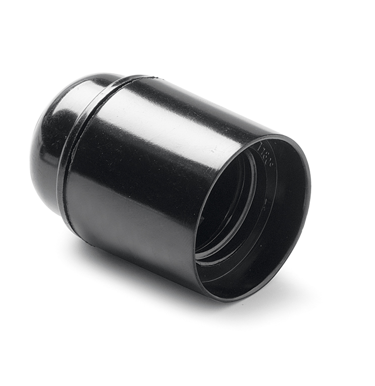Porta-lâmpadas de baquelite liso E-27