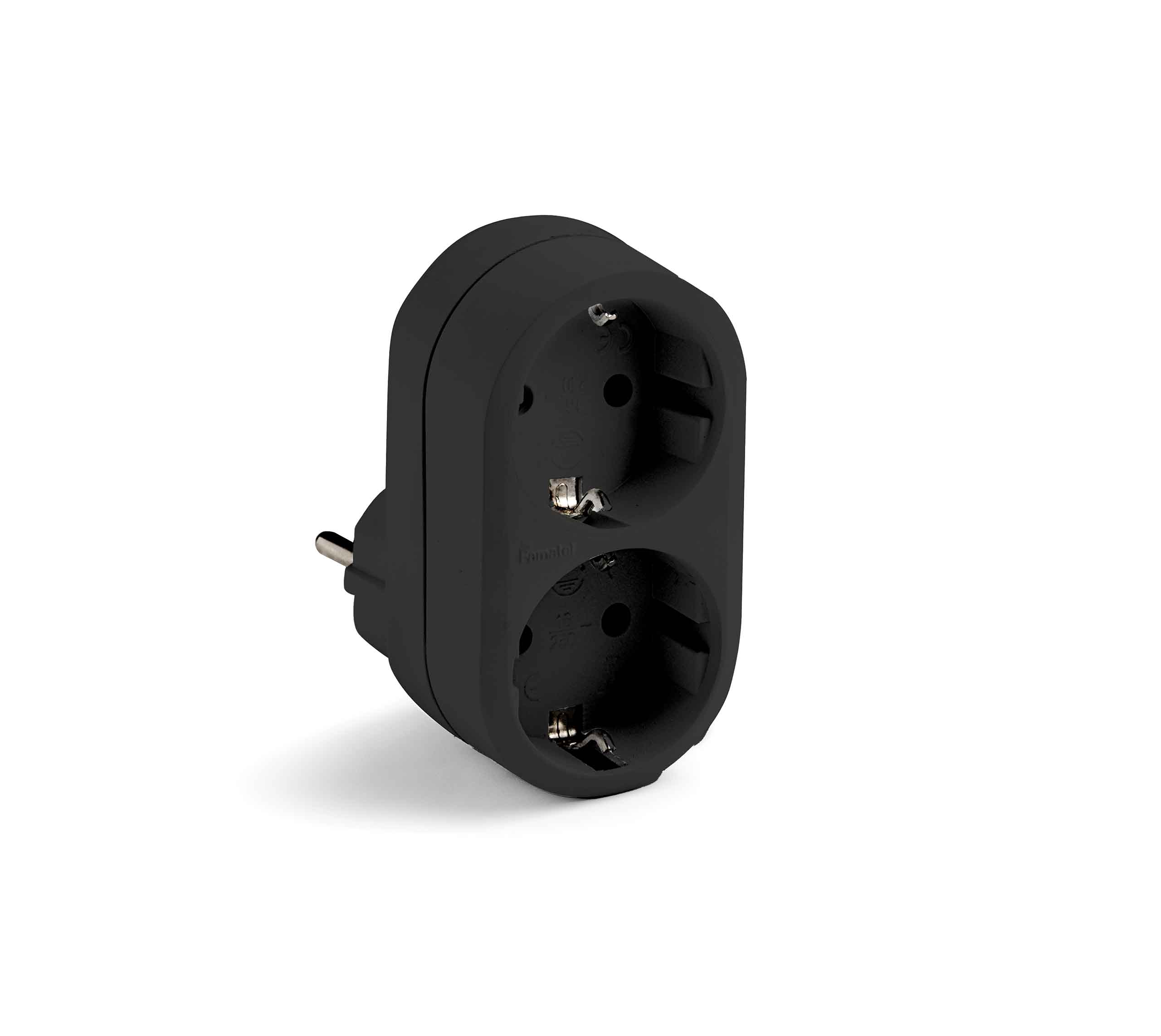 Adaptador duplo 2x2P+T