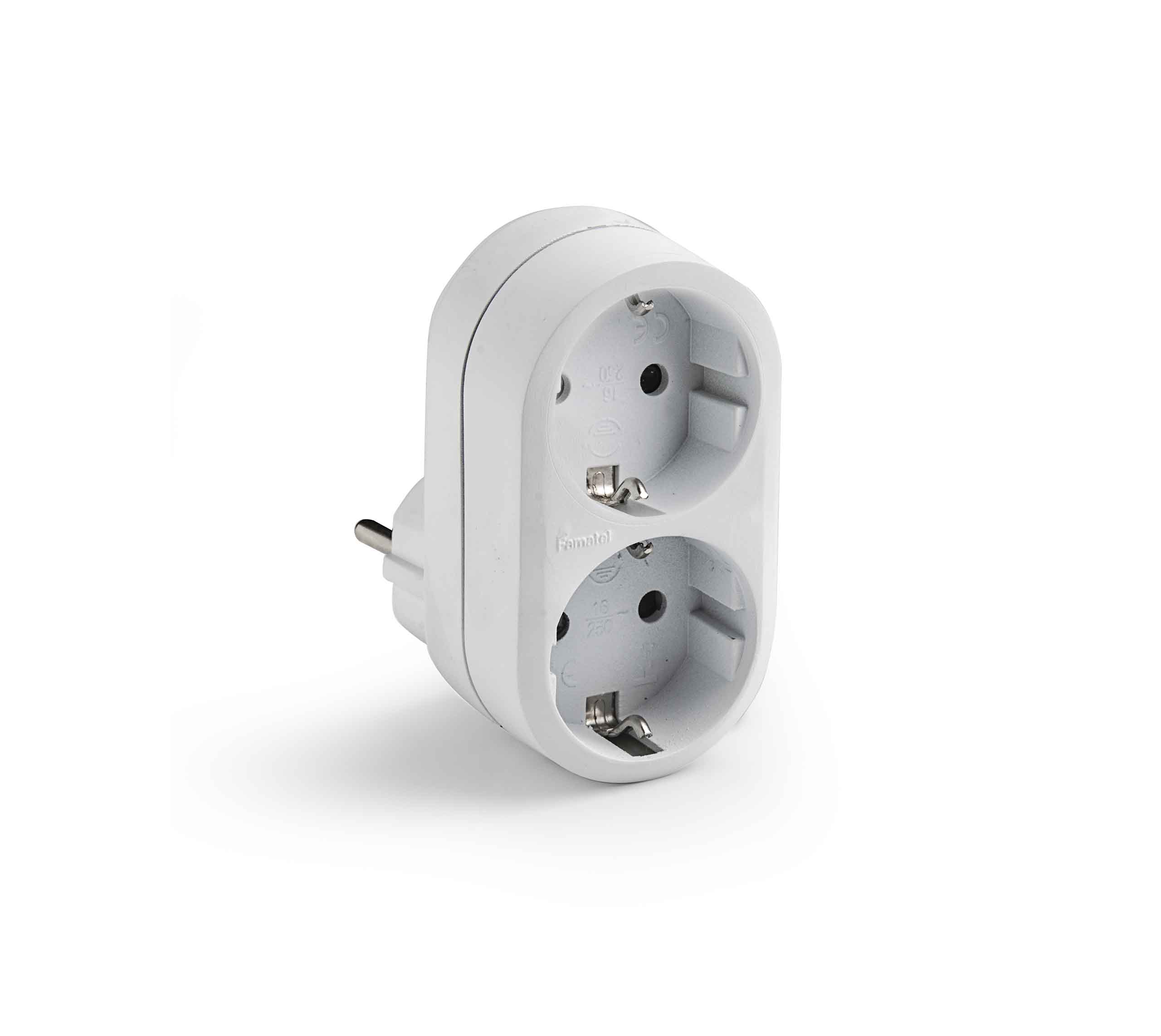 Adaptador duplo 2x2P+T