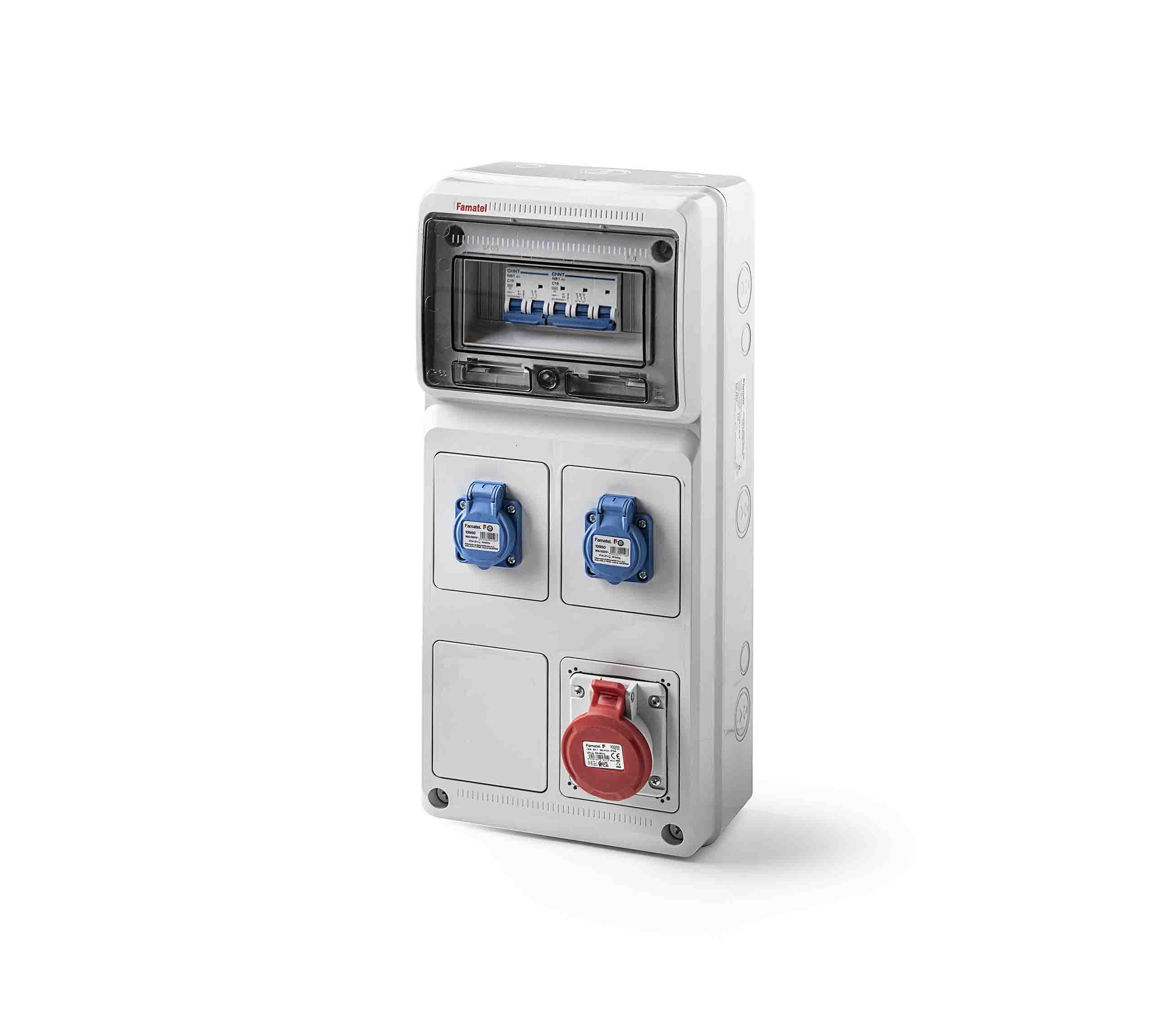 Boîtier 8 modules avec protections IP54