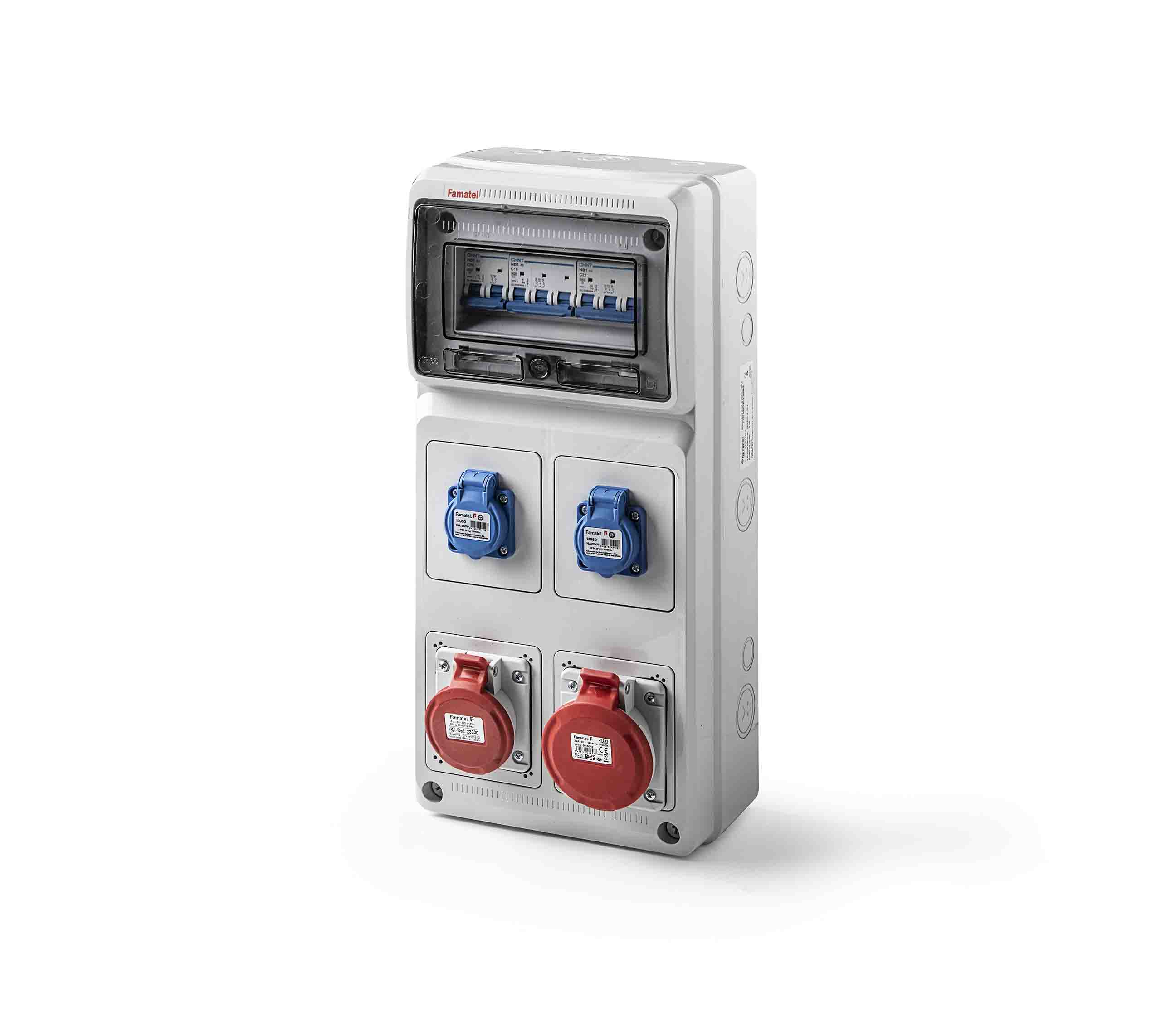 Boîtier 8 modules avec protections IP54