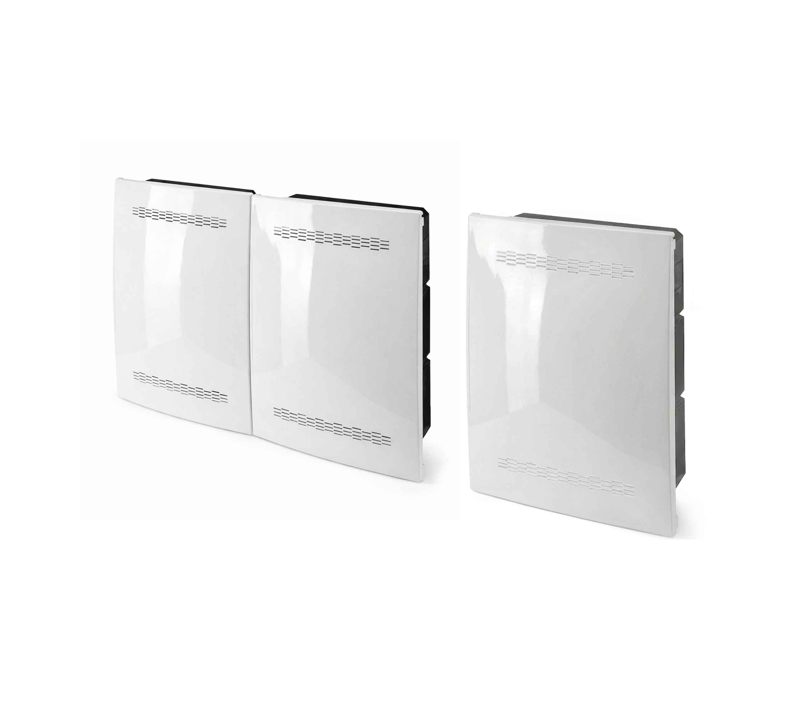 ASTRA ENSEMBLE D'ARMOIRES 54 modules ET DEUX REGISTRES DE TERMINATION DE RÉSEAU IP40 Cloison creuse