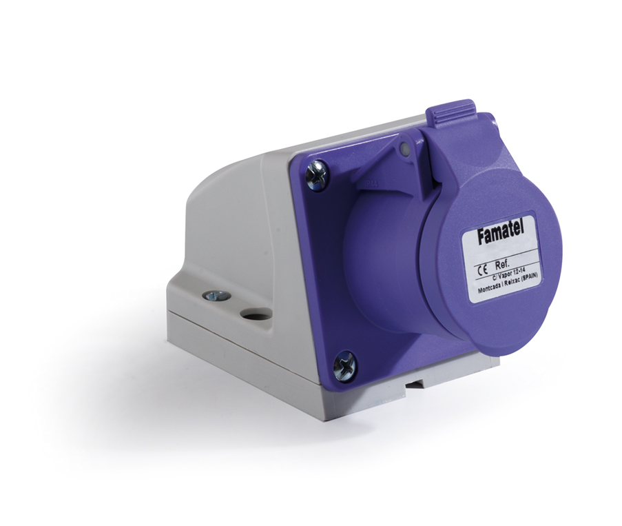 16A/32A IP44 surface-mounted sockets