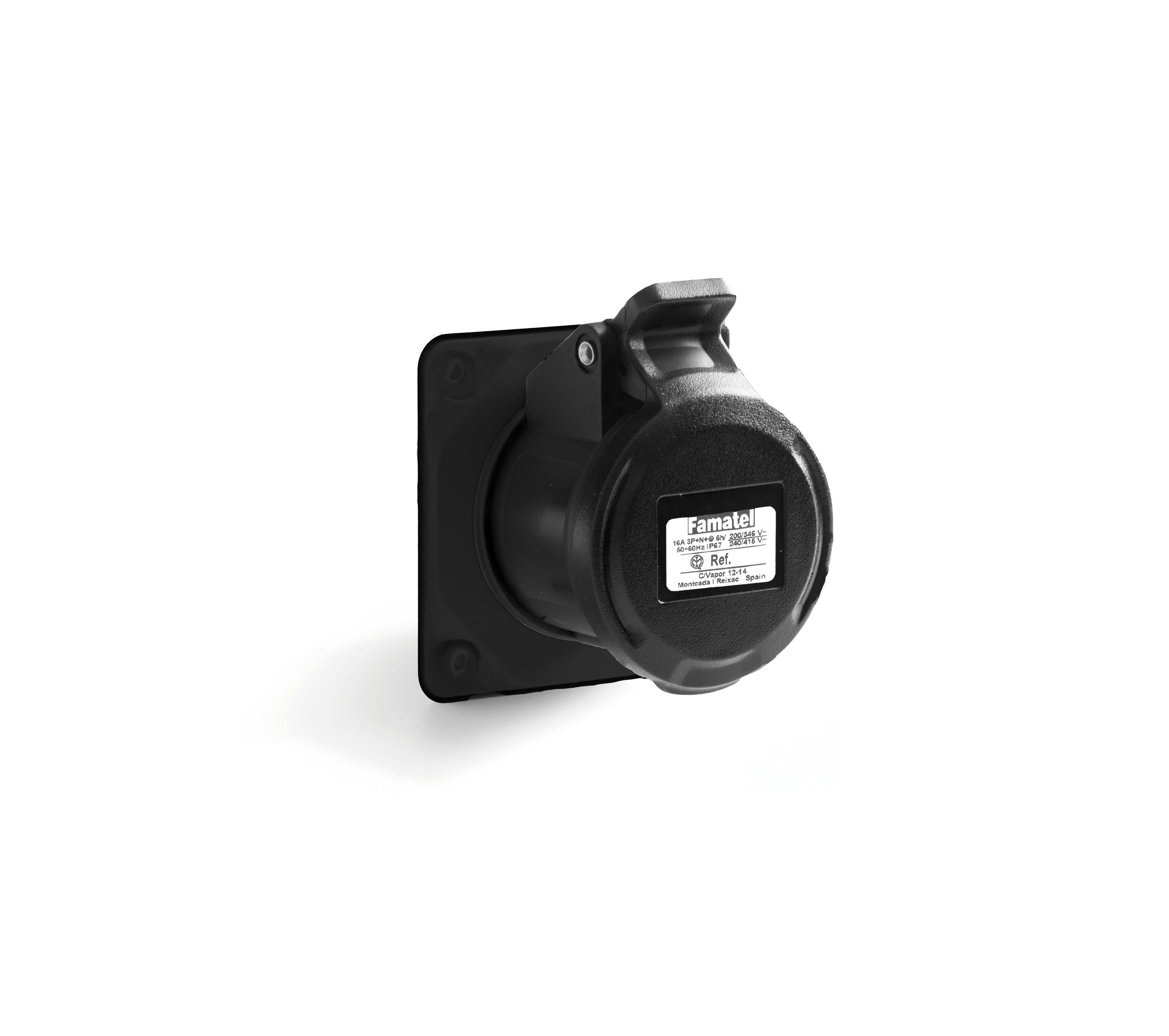 Tomada embutida 16A IP54