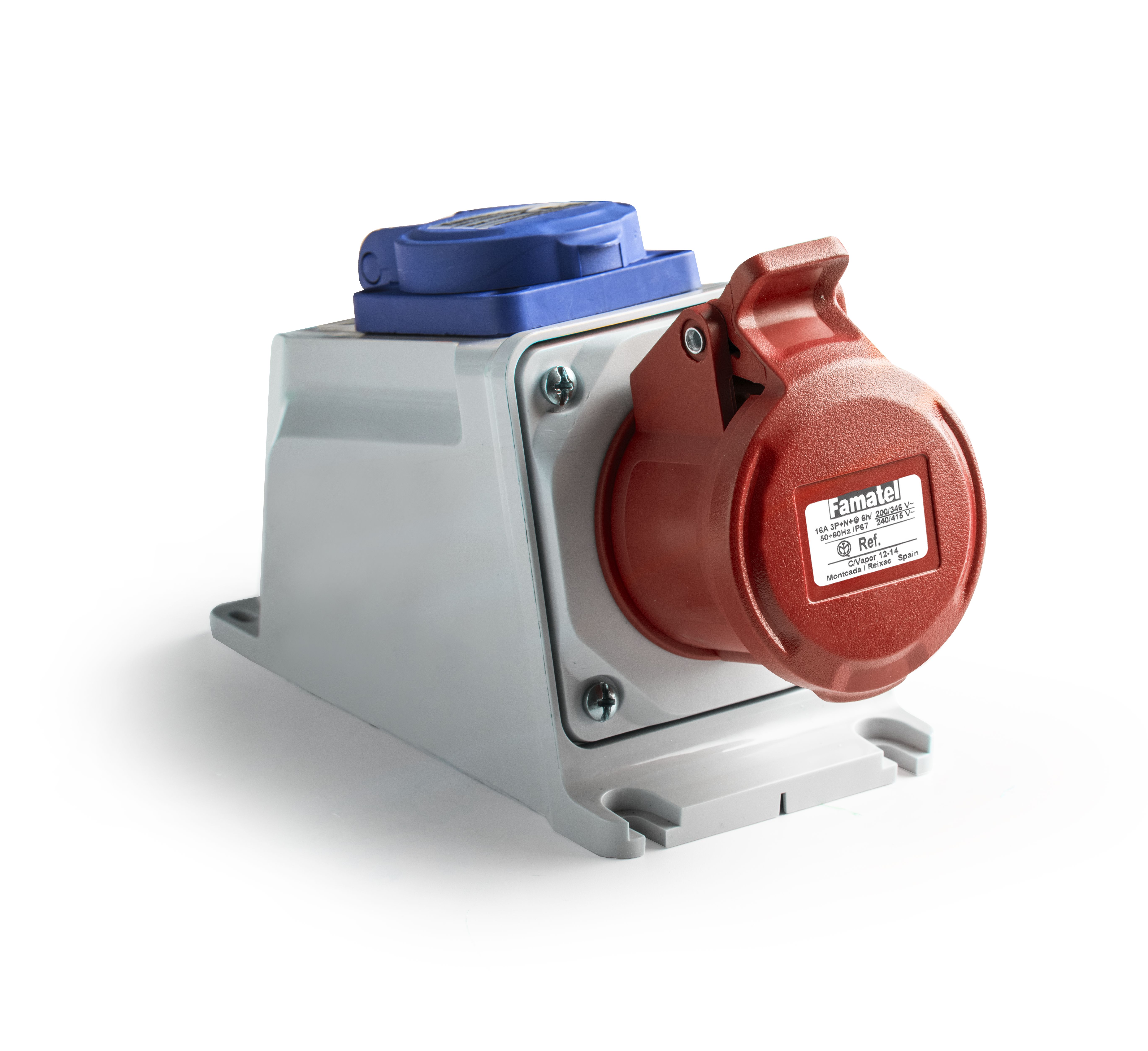Bases COMBO superficie + schuko 32A IP54