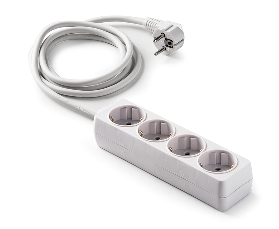 Base 4 sockets 16A + 1.5m cable