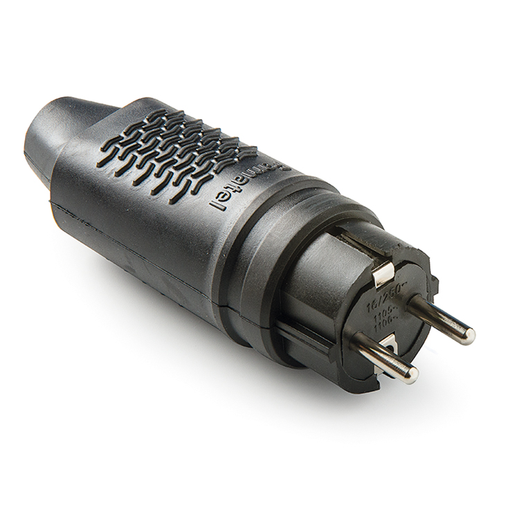 Ficha de borracha 16A IP44