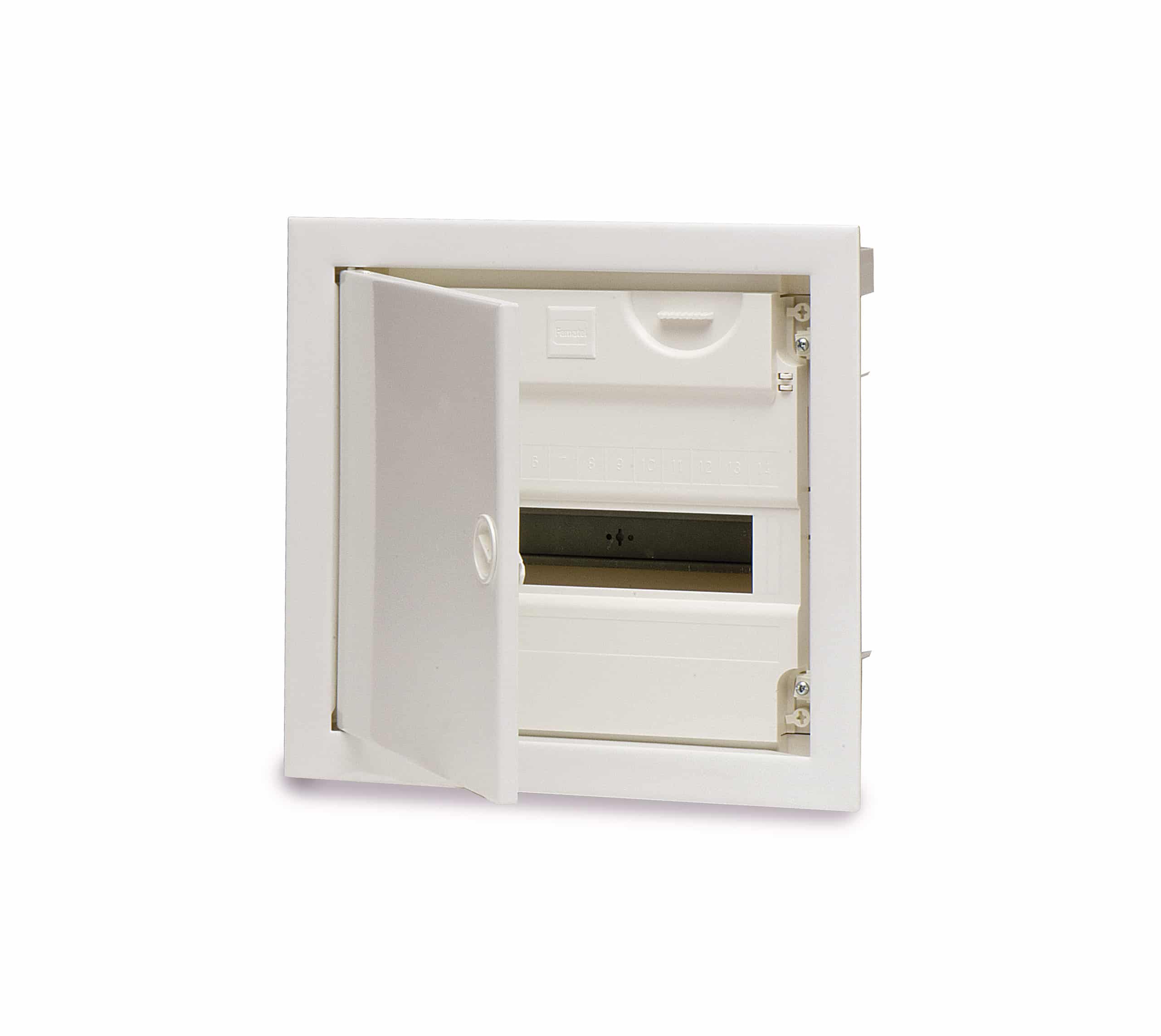 Armoire métallique encastrée à 14 modules