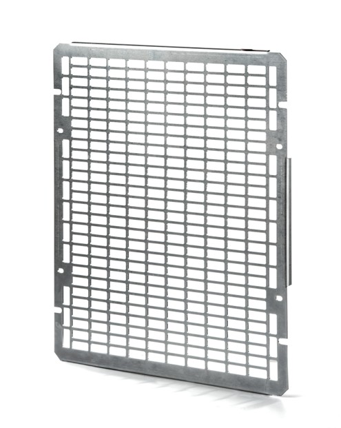 Placa de fondo galvanizada perforada para armarios de poliéster STONE