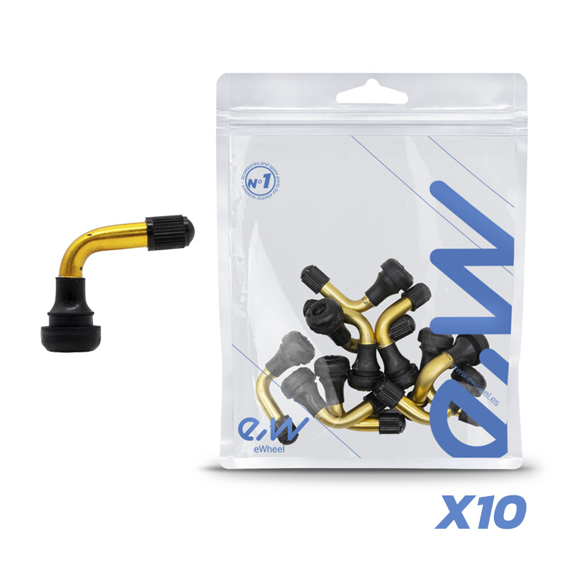 Válvula tubeless curva 90° - PVR 50 - 10uds