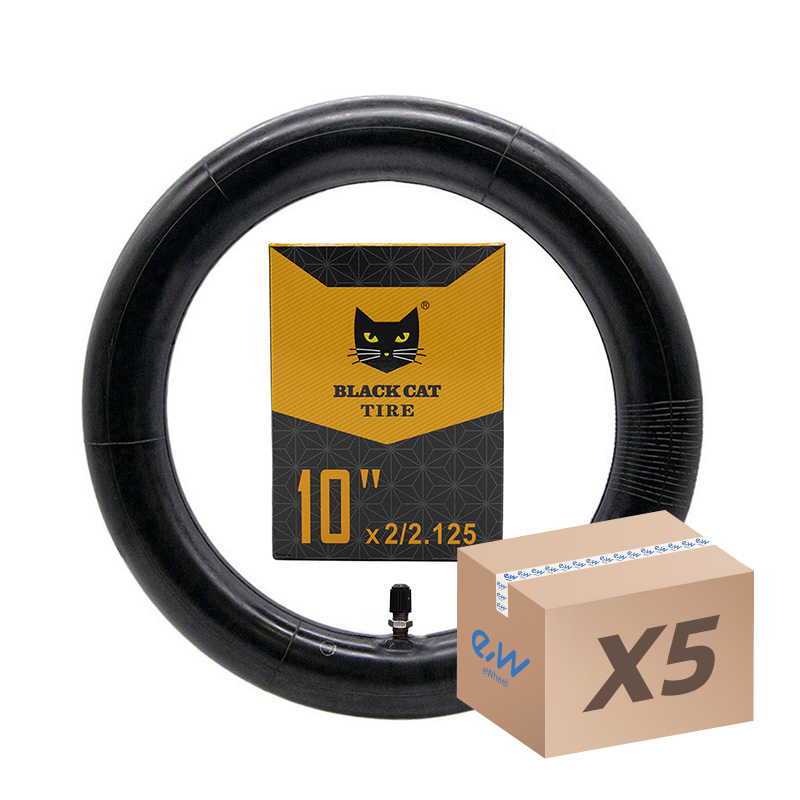 Cámara de aire 10x2/2,125 Black Cat-válvula recta -5uds
