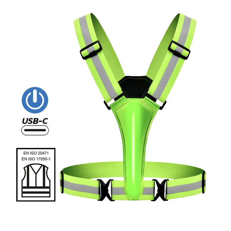 Chaleco reflectante con luz EWRV006
