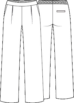 PANTALON MUJER RECTO PINZAS