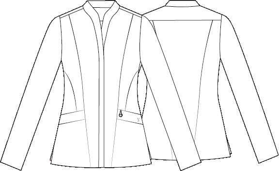 BLUSA MUJER BOTON OCULTO M/L ANA