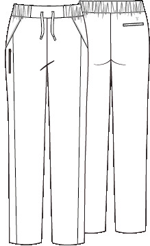 PANTALON UNISEX CREMALLERA COSTADO