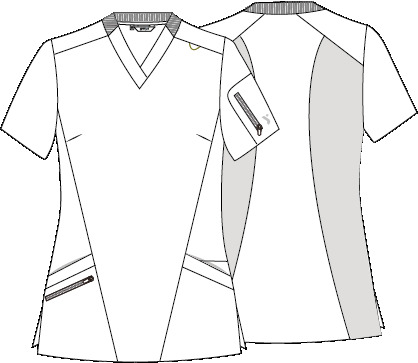 BLUSA MUJER CUELLO CANALE M/C NANCY