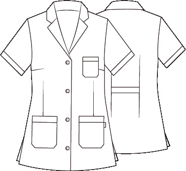 BATA CORTA MUJER M/C