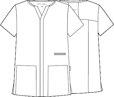 BLUSA HOMBRE ABIERTA CUELLO PICO M/C ALONSO