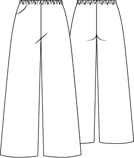 PANTALONE DONNA CREPE
