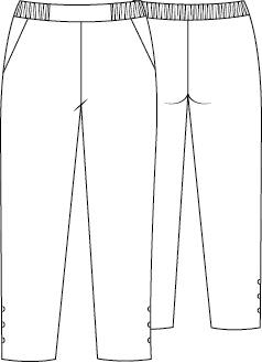 CALÇA PIRATA MULHER X.LINEN
