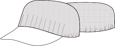 HAT WOMAN MESH AND PEAK COLOUR (PACK 10 U.)
