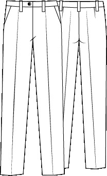 TROUSERS WOMAN INTERNAL ELASTIC BAND AT  WAIST SIDES
