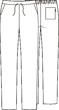 PANTALON CORDON DE SERRAGE UNISEXE PEACH