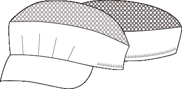 UNISEX HAT MESH AND PEAK RIGID  (pack 10 ud)