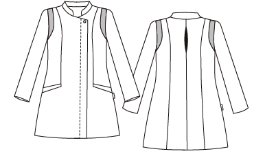 SCRUB COAT WOMAN NORA
