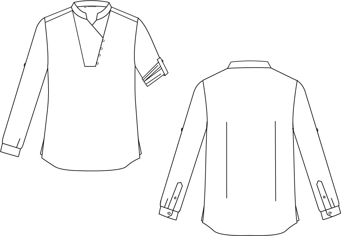 SHIRT MAN CHAMBRAY MAO COLLAR  NIAS
