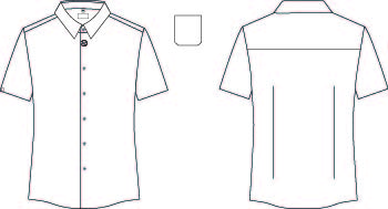 CAMISA HOMEM M/C SLIM FIT ELASTAN
