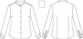 CAMISA MUJER M/L C/MAO ELASTAN