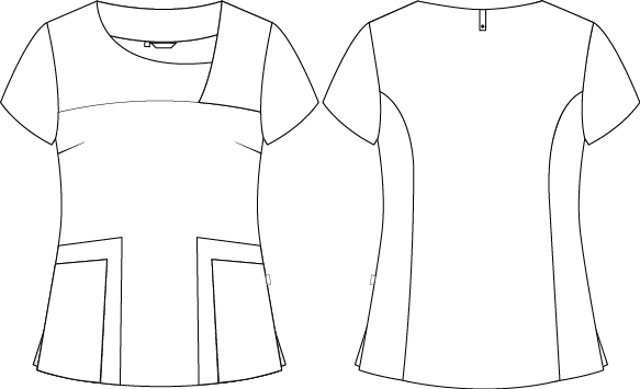 BLOUSE WOMAN CLOSED COMBI NAVAS