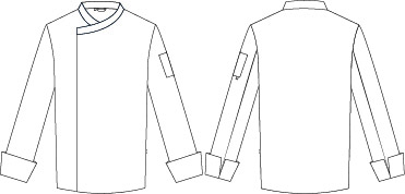 GIACCA CUCINA UNISEX STAMPATA VAZQUEZ