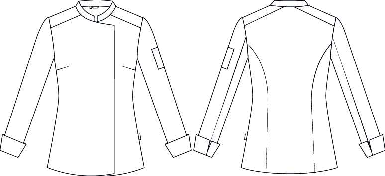 CHAQUETA COCINA MUJER ESTRADA