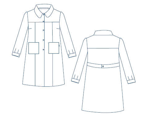 PETER PAN COLLAR SMOCK