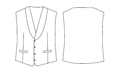 GILET CAMERIERE NERO
