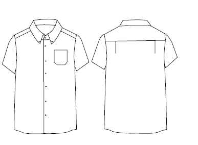 CAMISA HOMEM 1 BOLSO M/CURTA