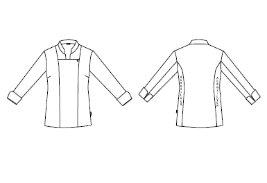 VESTE CUISINE FEMME LARA 