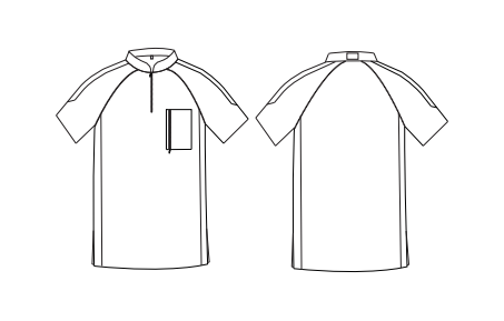 VESTE CUISINE HOMME CEFIRO 
