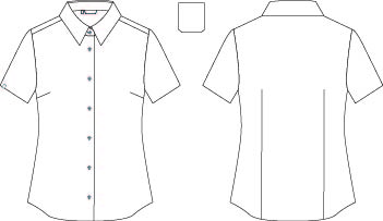 BLUSA DONNA MANICHE CORTE POP. 

