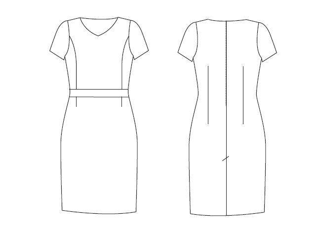 DRESS SLEEVE SHORT TRIVIAL
