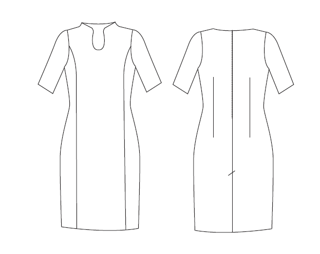 DRESS SLEEVE 3/4 TRIVIAL
