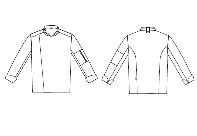 CHAQUETA COCINA UNISEX DURAN