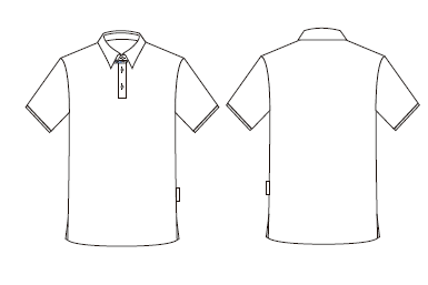 POLO MAN WITH COLLAR UNWASHED DENIM 
