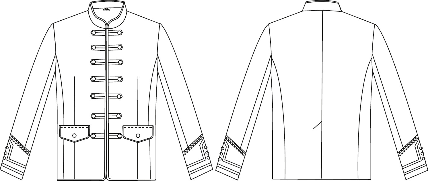 CHAQUETA HOMBRE BANDA DE MUSICA