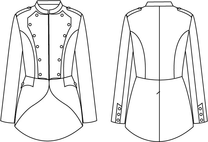 CHAQUETA MUJER BANDA DE MUSICA